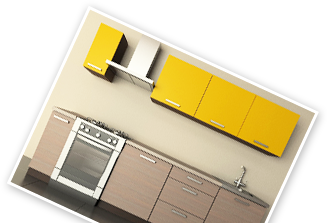 проект желтой кухни