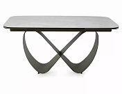 Стол обеденный SIGNAL INFINITY Ceramic бежевый Taj Mahal/медный 160-240/95