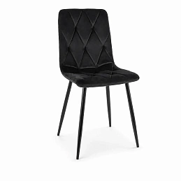 Стул SIGNAL TOM Velvet Bluvel 19 черный/черный