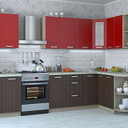 кухня Маргарита Красный/Венге